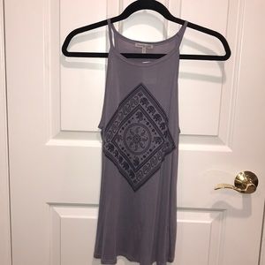 Tank top with graphic design